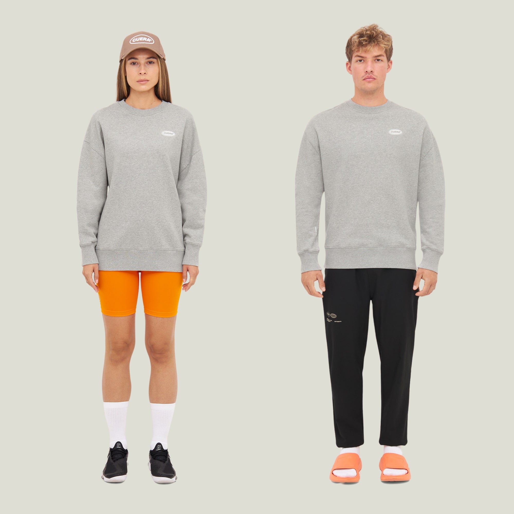 Relaxed Offcourt Crew P - Grau