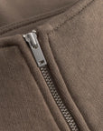 Offcourt Cuera Half Zip Sweat - Walnut