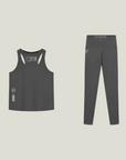 Oncourt WPC Tank Top & H.W Long Tights Grau-Bundle