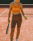 Oncourt Short Tights H.W. - Walnuss