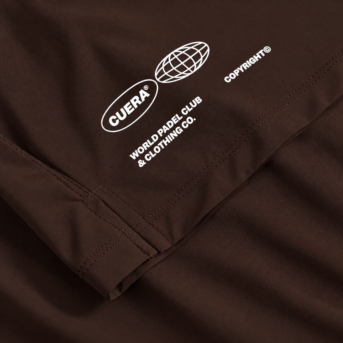 Mens Active Globe Shorts - Dark Brown