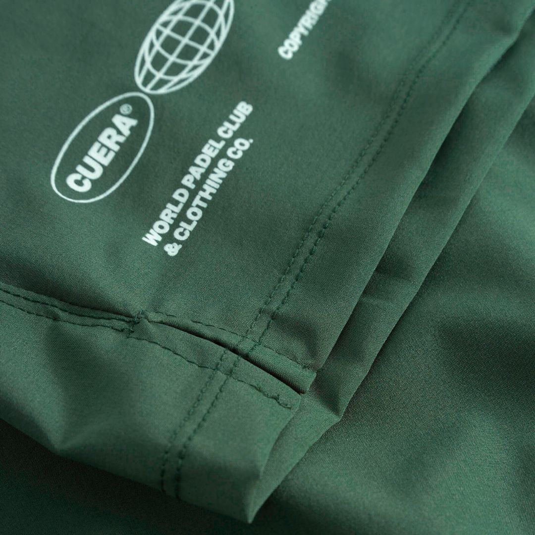 Mens Active Globe Shorts - Court Green