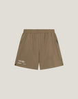 Mens Active Globe Shorts - Walnut