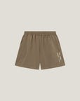 Womens Active Globe Shorts - Walnut