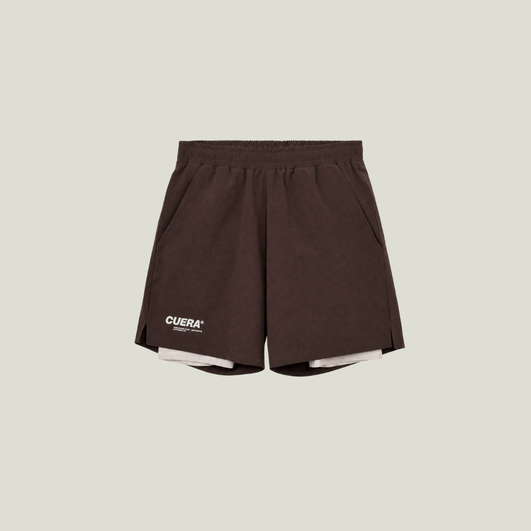 Oncourt 2in1 Shorts - Dark Brown