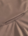 Active Logo Tights Long - Walnut