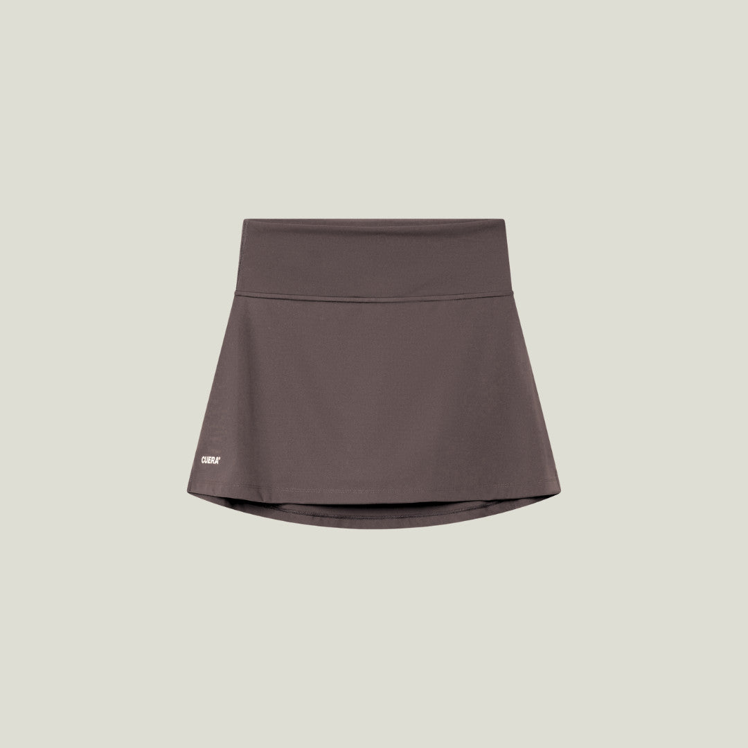 Oncourt Slim Tank Top &amp; Skirt 2-in-1 - Dark Brown Bundle