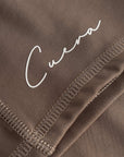 Active Biker Tights Hidden Seem - Walnut