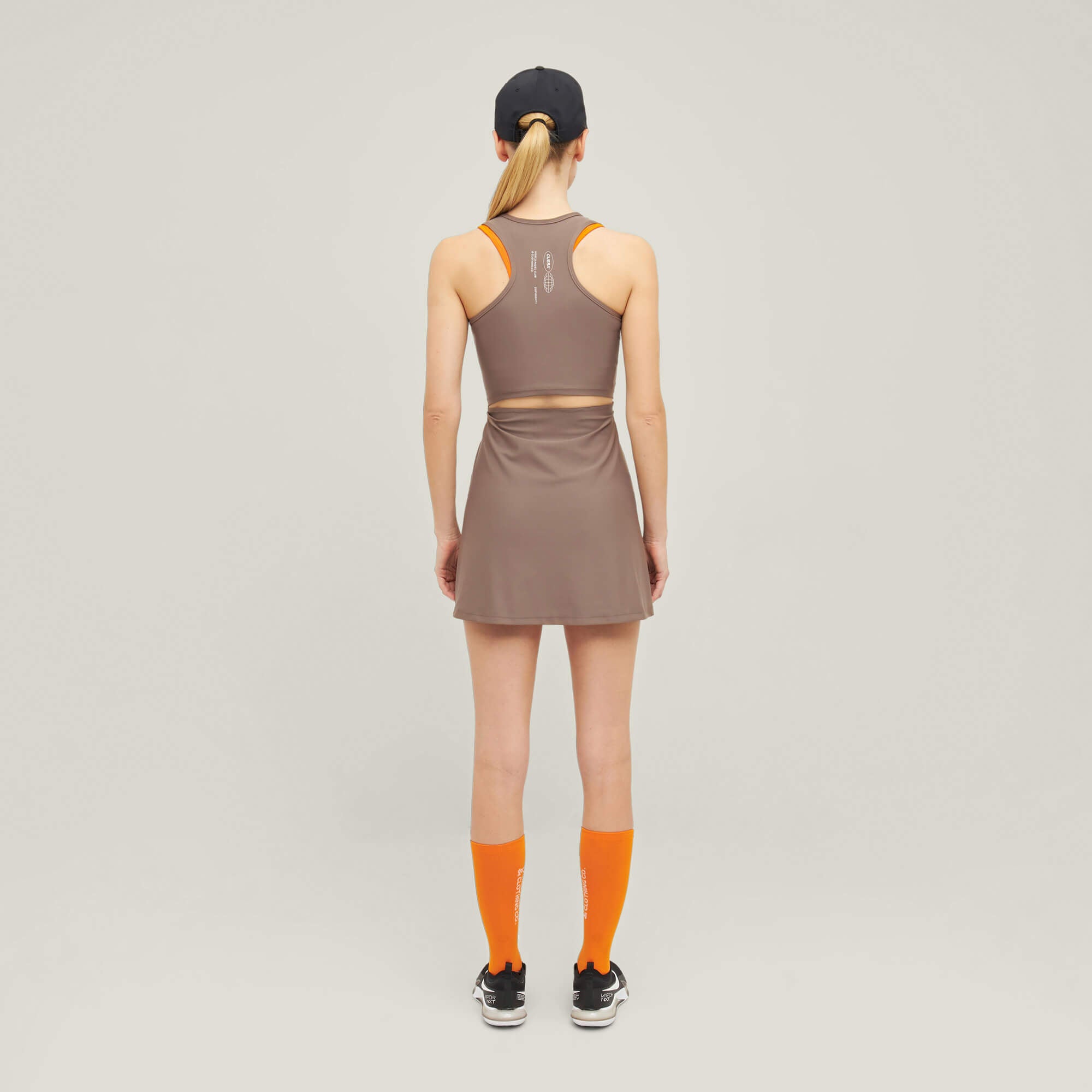Oncourt Globe Dress - Braun