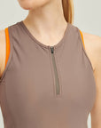 Oncourt Globe Dress - Braun