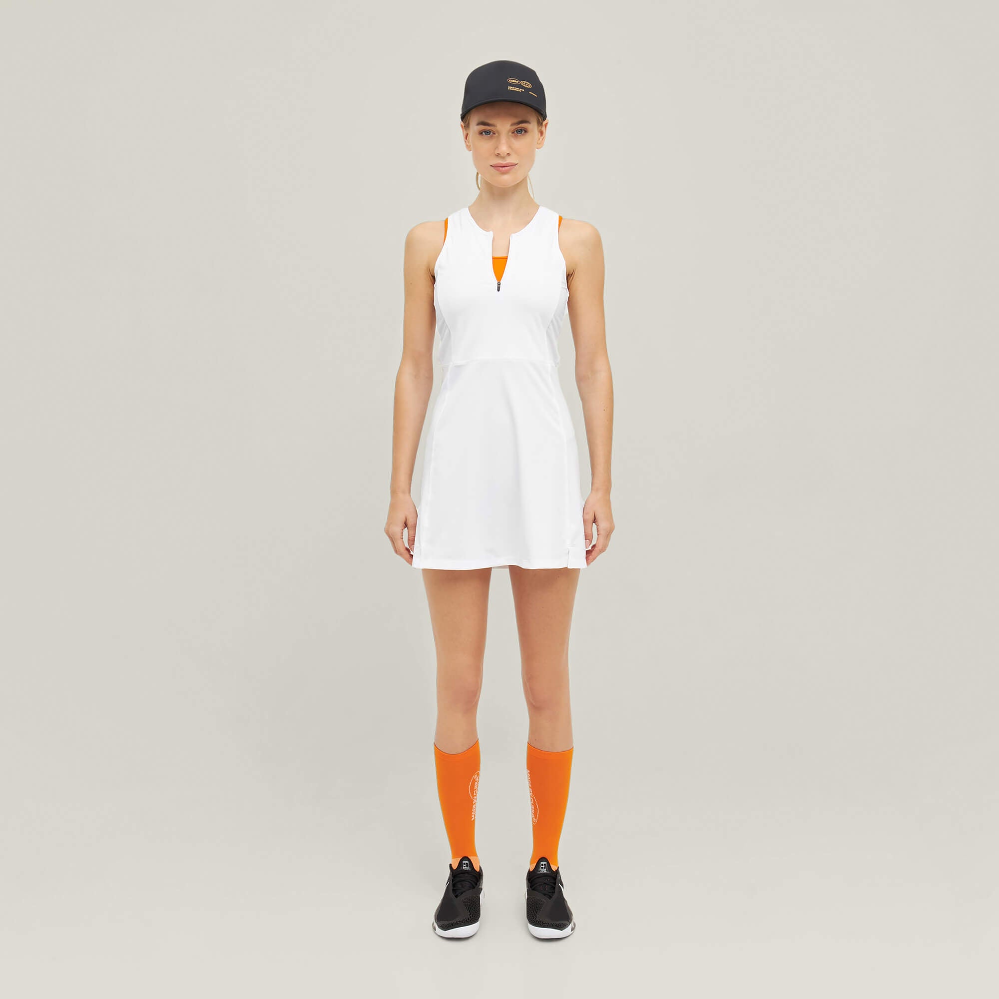 Oncourt Globe Dress - Weiß