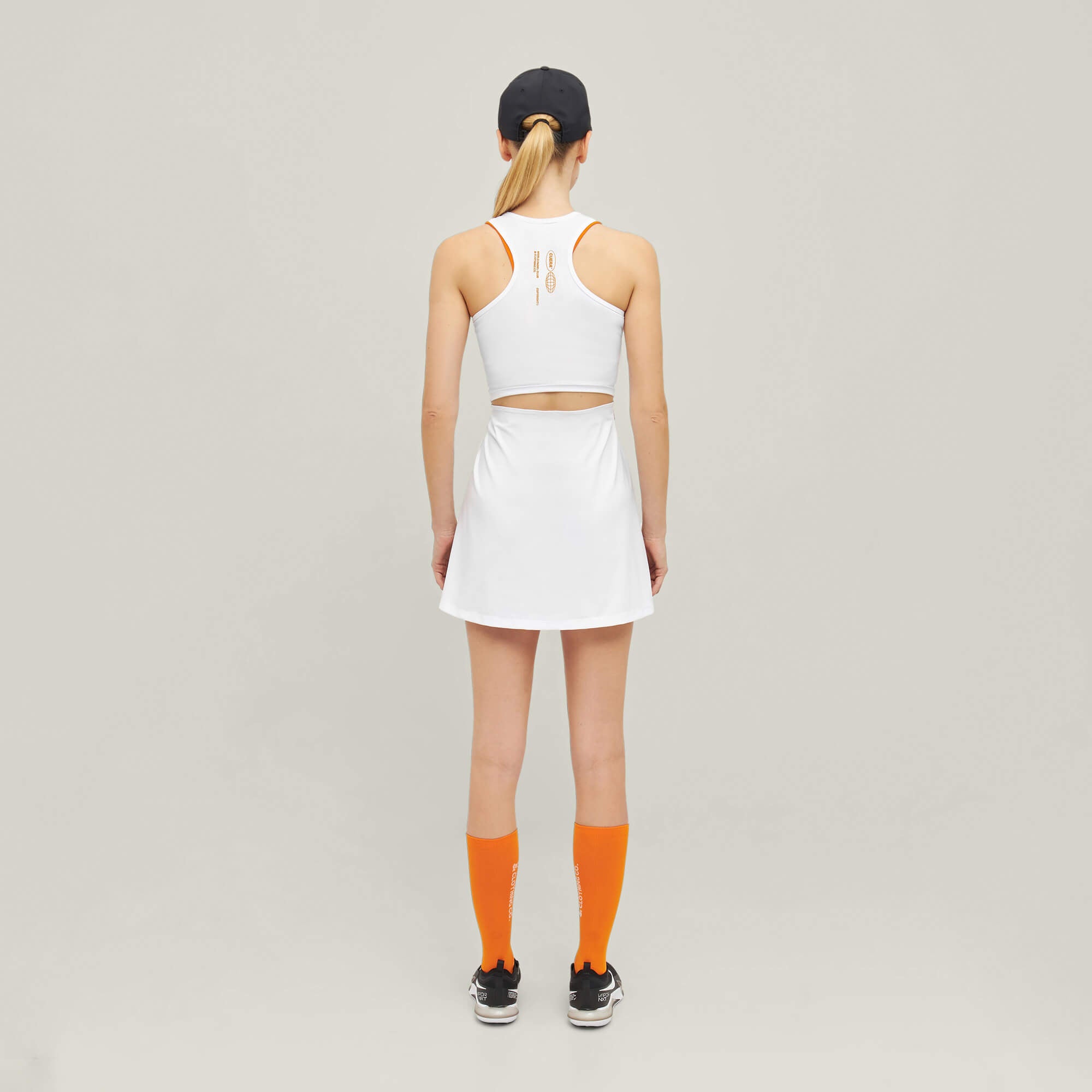 Oncourt Globe Dress - Weiß