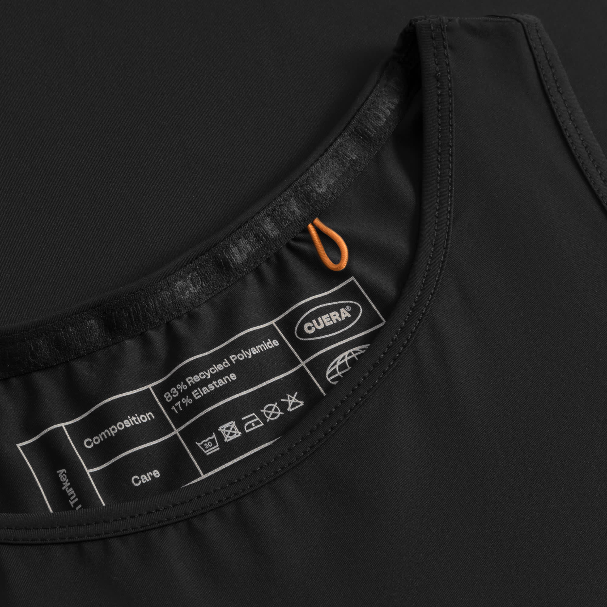Oncourt Cropped Tank Top - Black