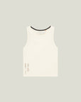 Oncourt Cropped Tank Top - Off White