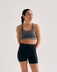 Oncourt Soft Bra Top - Dark Grey
