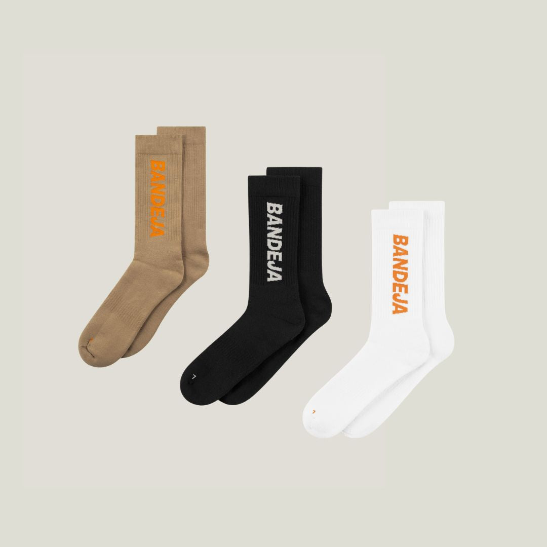 3 x 2er-Pack Padel Crew Socken-Bundle