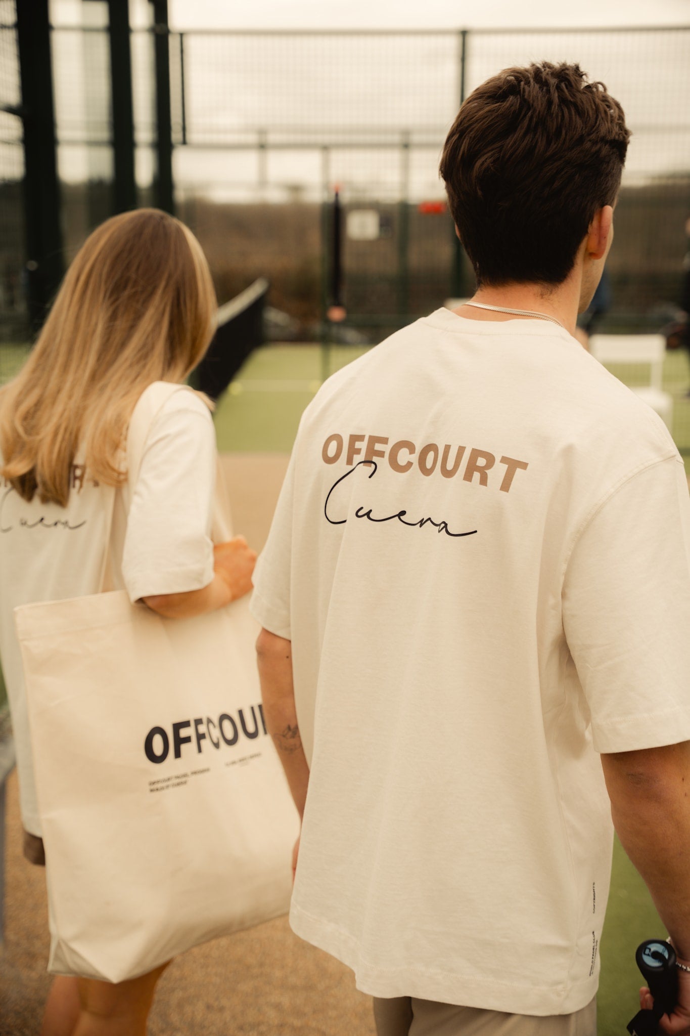 Offcourt Cuera T-Shirt ss - Off-White &amp; Schwarz