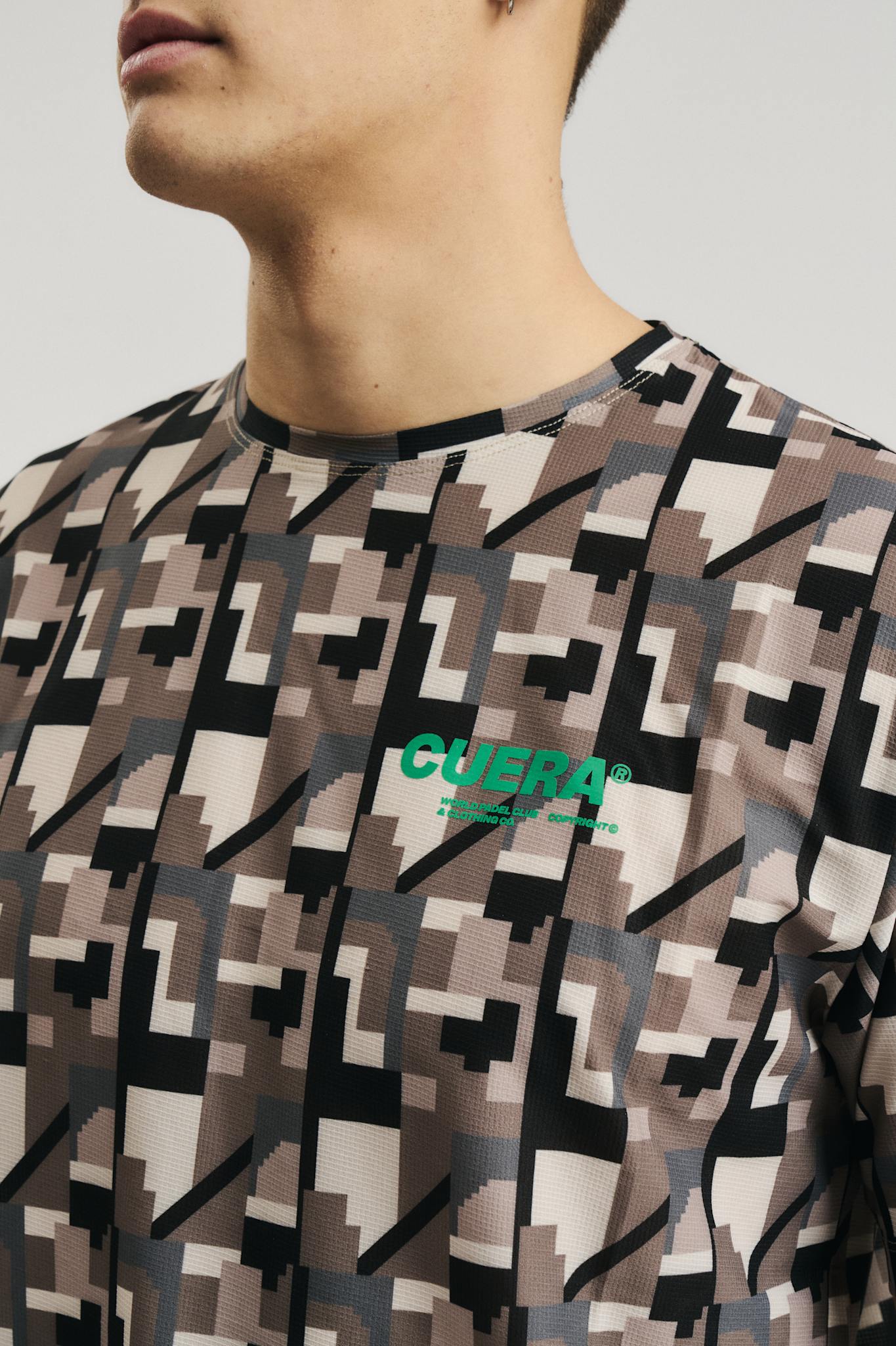 Oncourt Breathe Camou T-Shirt - Camou-Grün Print