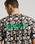 Oncourt Breathe Camou T-Shirt - Camou-Grün Print