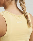 Oncourt Regular Tank Top - Pale Yellow