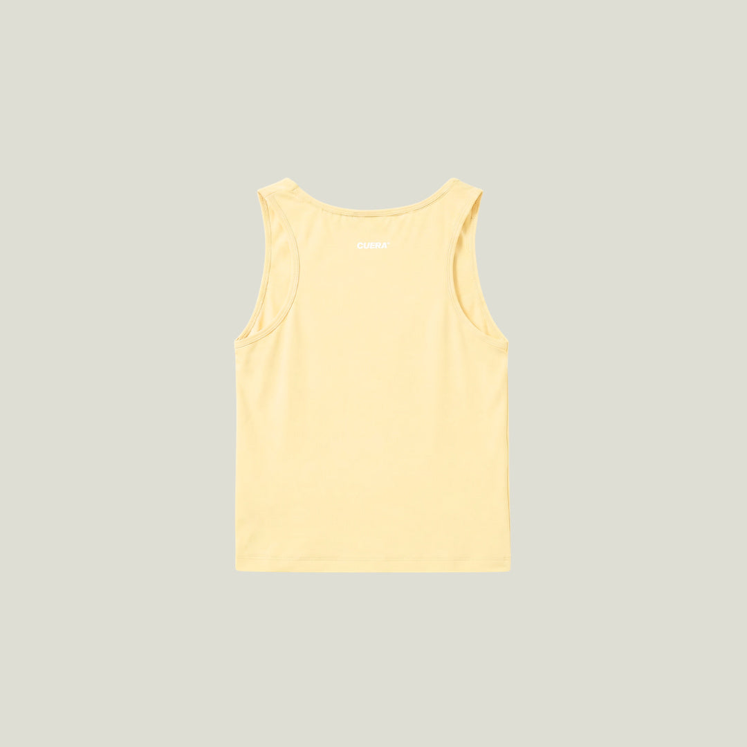Oncourt Regular Tank Top - Pale Yellow