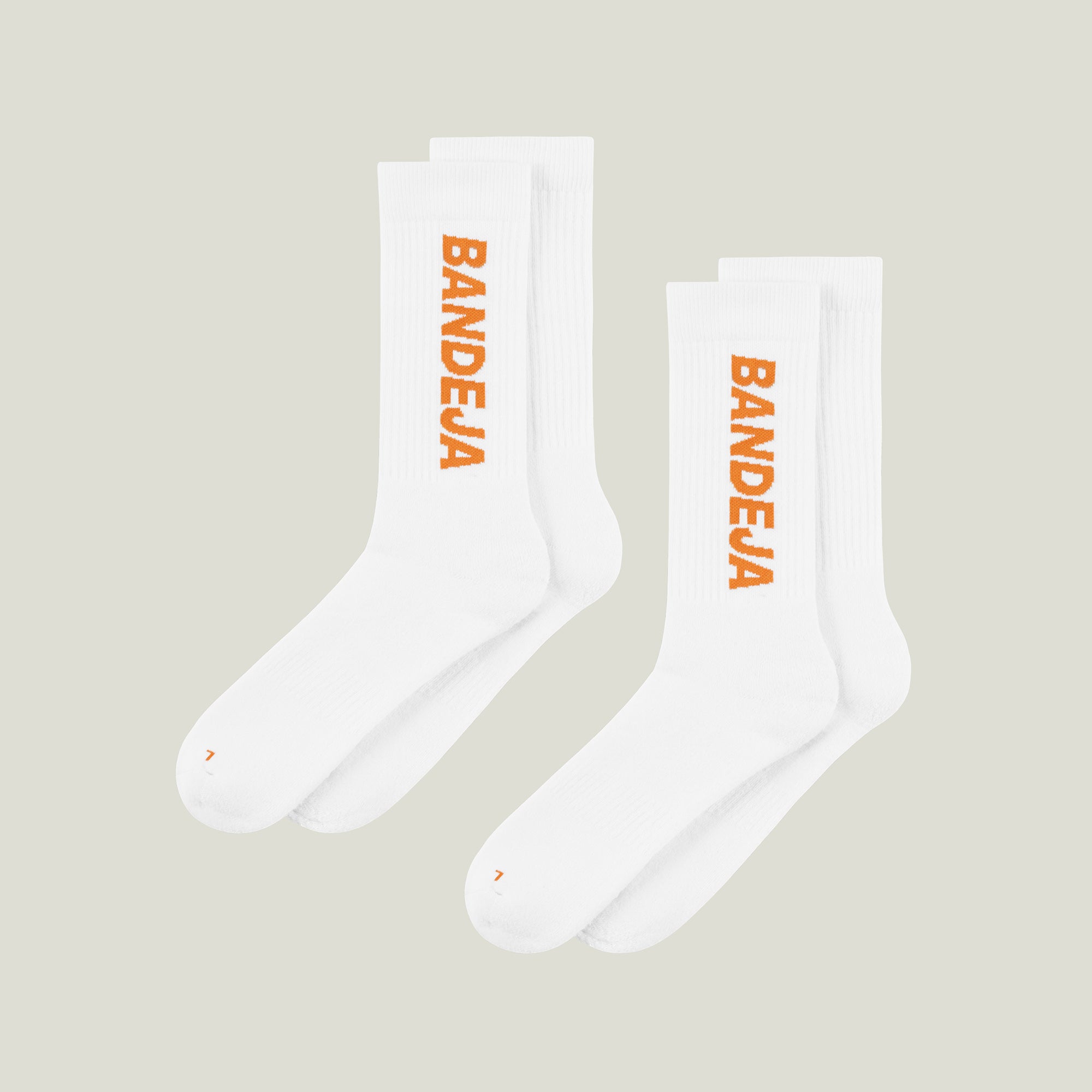 4-Padel Crew Socks - Weiß