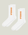 4-Padel Crew Socks - Weiß