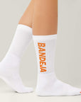 2-pack Padel Crew Socks - Weiß