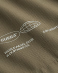 Cuera Active Cuera Track Jacket in Army, logo print detail