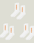 Cuera Bandeja Socks in 6 pack, flat lay front view