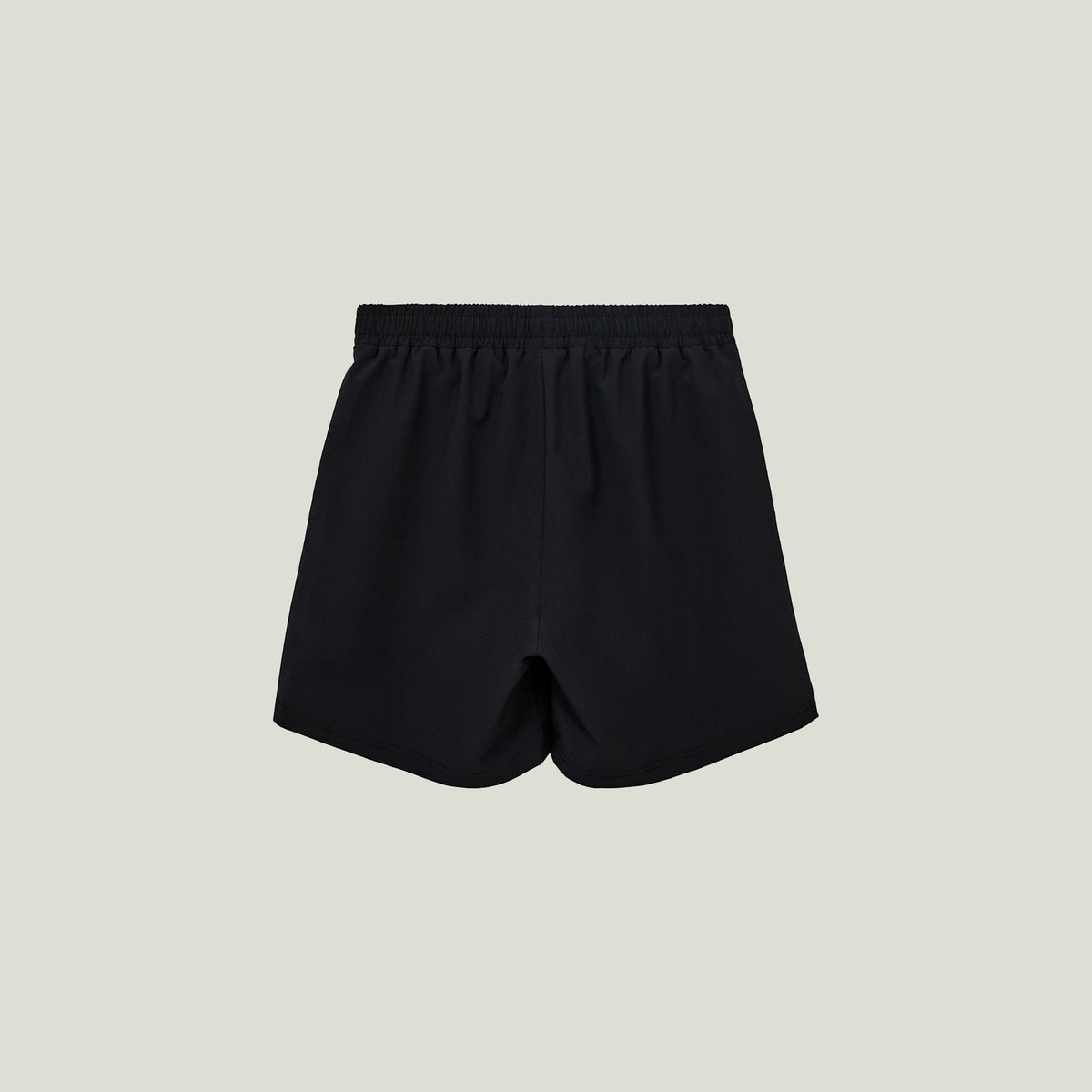 Cuera Oncourt 2in1 Shorts in Black, flat lay back view