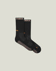 Cuera Oncourt Grip Sock in Black, waistband detail