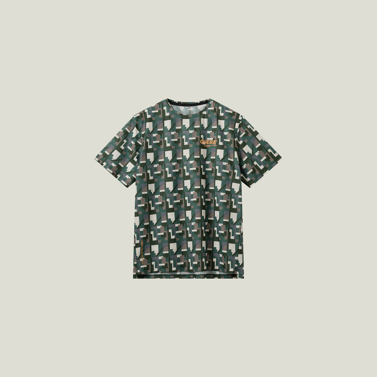 Oncourt Breathe Camou T-Shirt - Camou-Orange Print